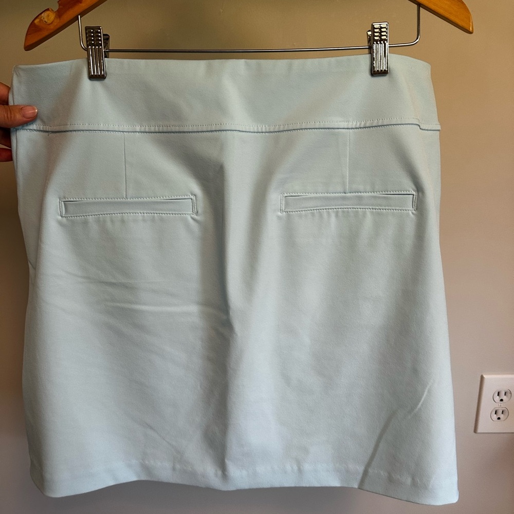 Lilly Pulitzer Light Blue Luxletic Athletic Skort - Picture 3 of 3